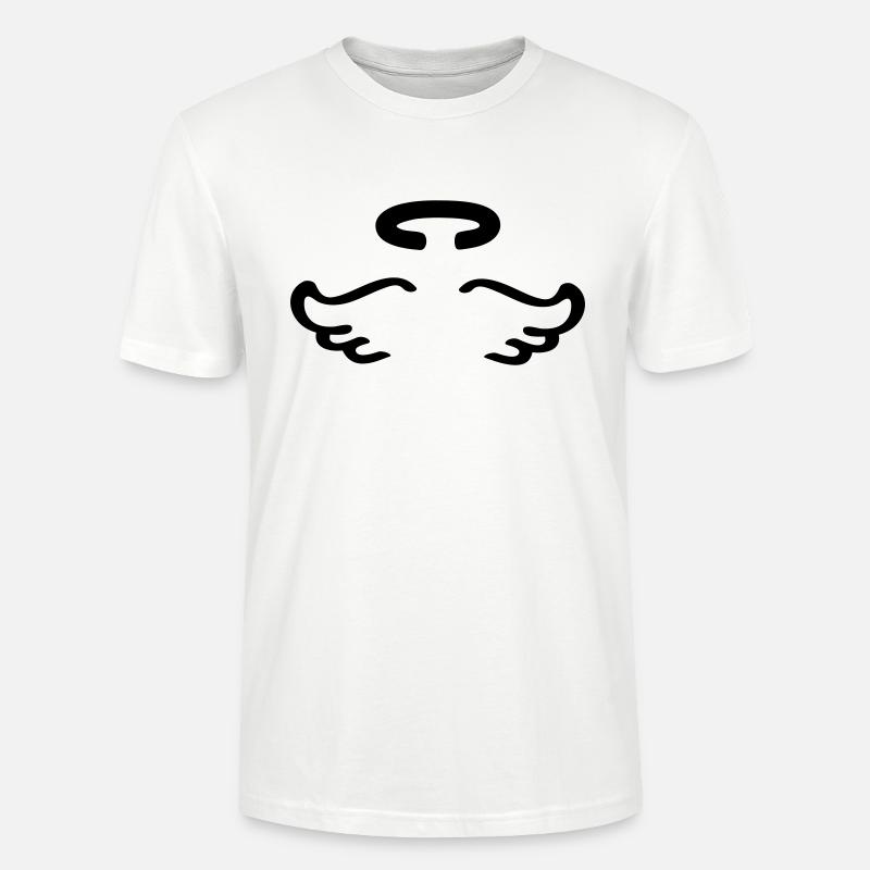 Engel Symbol - Stanley/Stella Unisex Bio-T-Shirt CRAFTER - Weiß