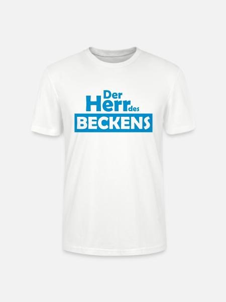 der herr des beckens - Stanley/Stella Unisex Bio-T-Shirt CRAFTER - Weiß