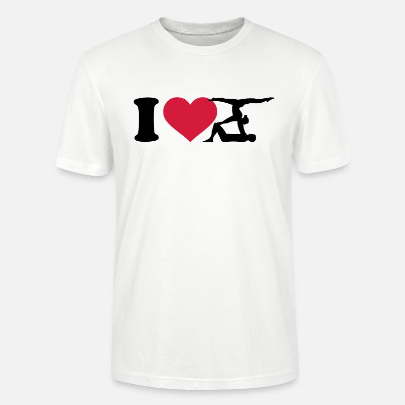 Akrobatik - Stanley/Stella Unisex Bio-T-Shirt CRAFTER - Weiß