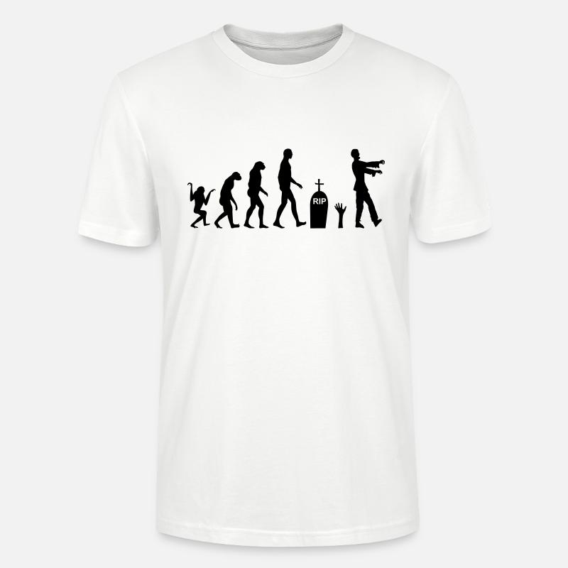 Zombie Evolution 2 - Stanley/Stella Unisex Bio-T-Shirt CRAFTER - Weiß