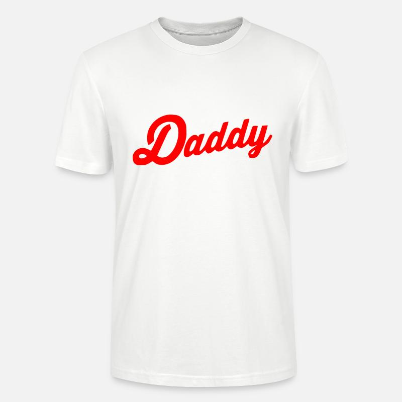 Daddy - Ekologiczna koszulka typu unisex Stanley/Stella CRAFTER - biały