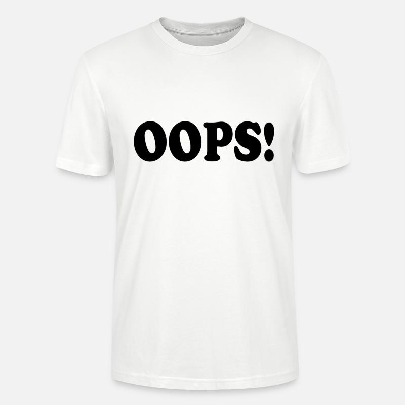 Oops - T-shirt bio CRAFTER Stanley Stella Unisexe - blanc