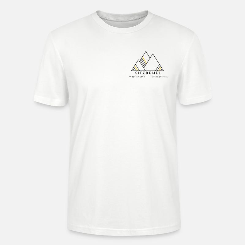 Minimalistisches Kitzbühel-Logo - Stanley/Stella Unisex Bio-T-Shirt CRAFTER - Weiß