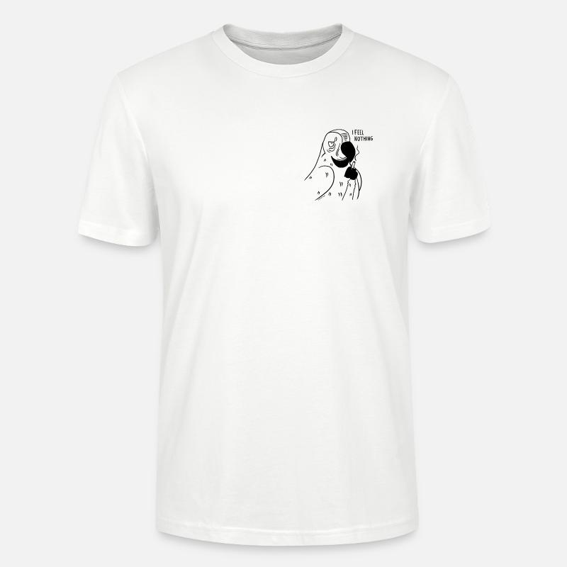 I feel nothing (enhanced) - Stanley/Stella Unisex Bio-T-Shirt CRAFTER - Weiß