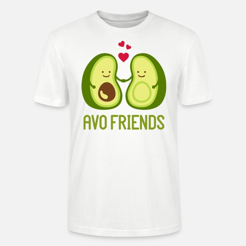 Avocado - Stanley/Stella Unisex Bio-T-Shirt CRAFTER - Weiß