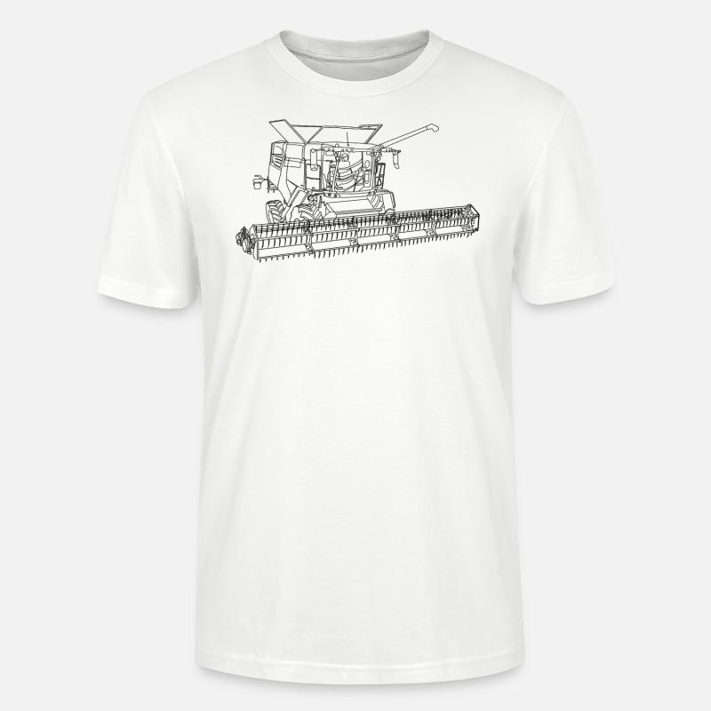 Moissonneuses-batteuses Constructeurs de machines agricoles - T-shirt bio CRAFTER Stanley Stella Unisexe - blanc