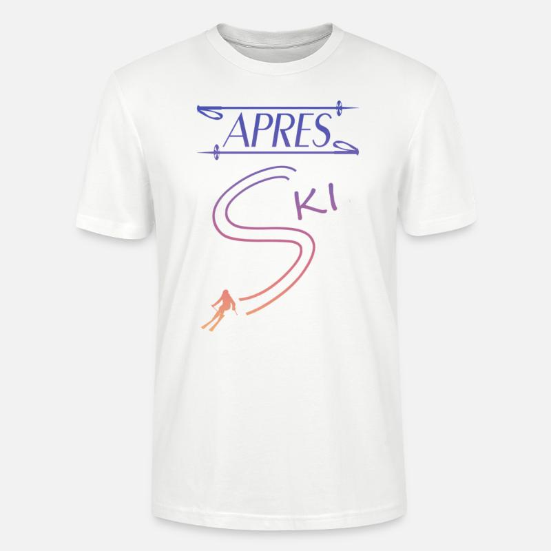 Apres Ski ski - Stanley/Stella Unisex Bio-T-Shirt CRAFTER - Weiß