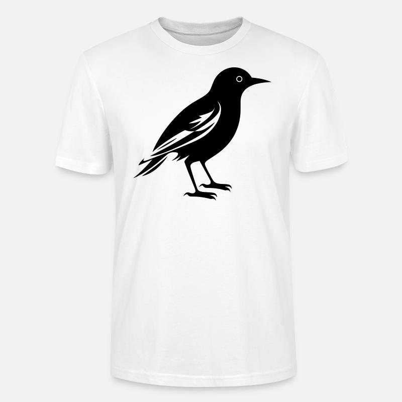 Vogel - Stanley/Stella Unisex Bio-T-Shirt CRAFTER - Weiß