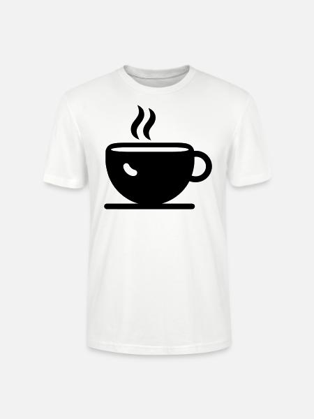 Kaffee - Stanley/Stella Unisex Bio-T-Shirt CRAFTER - Weiß