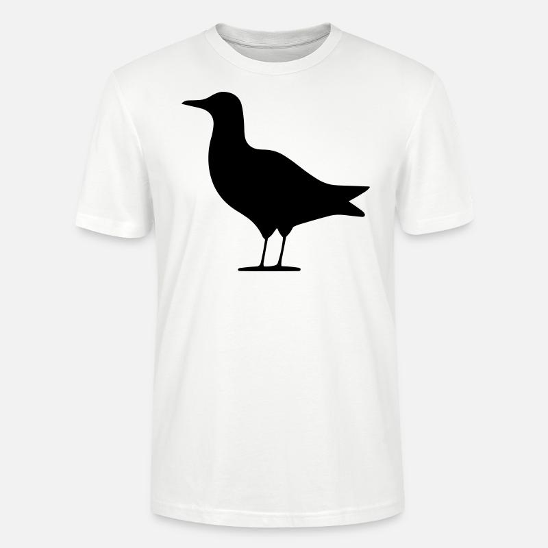 Oiseau - T-shirt bio CRAFTER Stanley Stella Unisexe - blanc