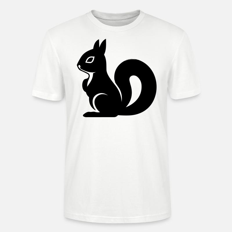 Eichhörnchen - Stanley/Stella Unisex Bio-T-Shirt CRAFTER - Weiß