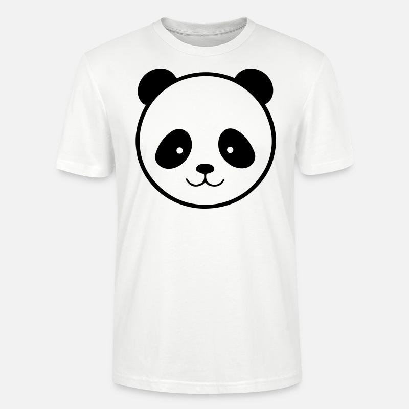 Panda - Stanley/Stella Unisex Bio-T-Shirt CRAFTER - Weiß