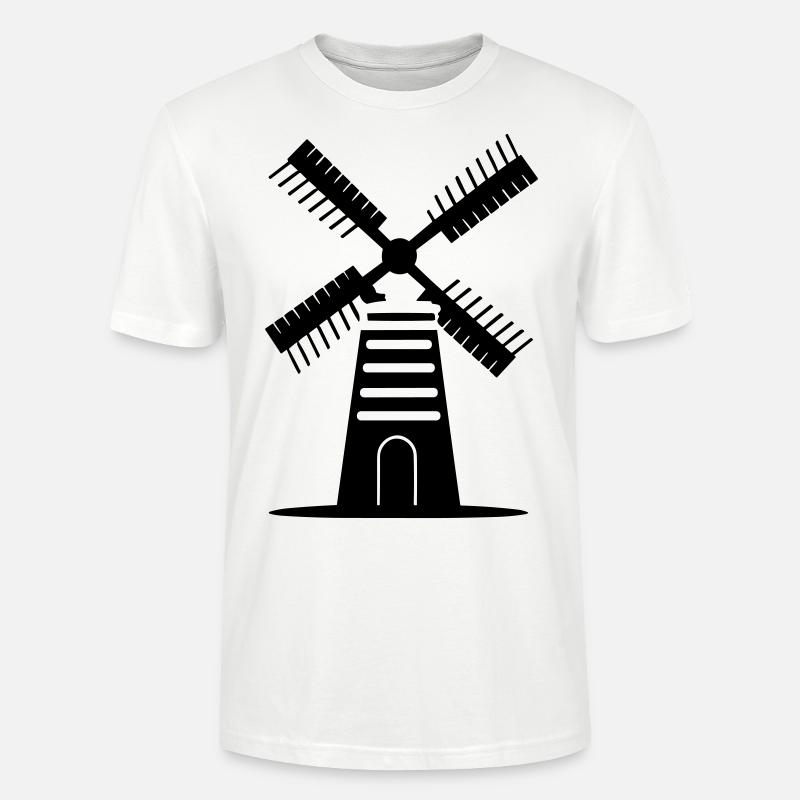 Windmühle - Stanley/Stella Unisex Bio-T-Shirt CRAFTER - Weiß