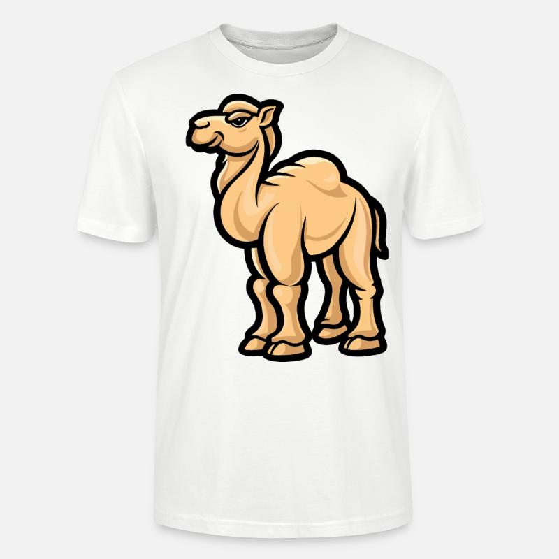 Kamel Comic - Stanley/Stella Unisex Bio-T-Shirt CRAFTER - Weiß