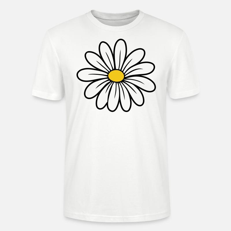 Gänseblümchen - Stanley/Stella Unisex Bio-T-Shirt CRAFTER - Weiß