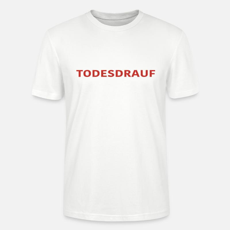 TODESDRAUF ROT - Stanley/Stella Unisex Bio-T-Shirt CRAFTER - Weiß