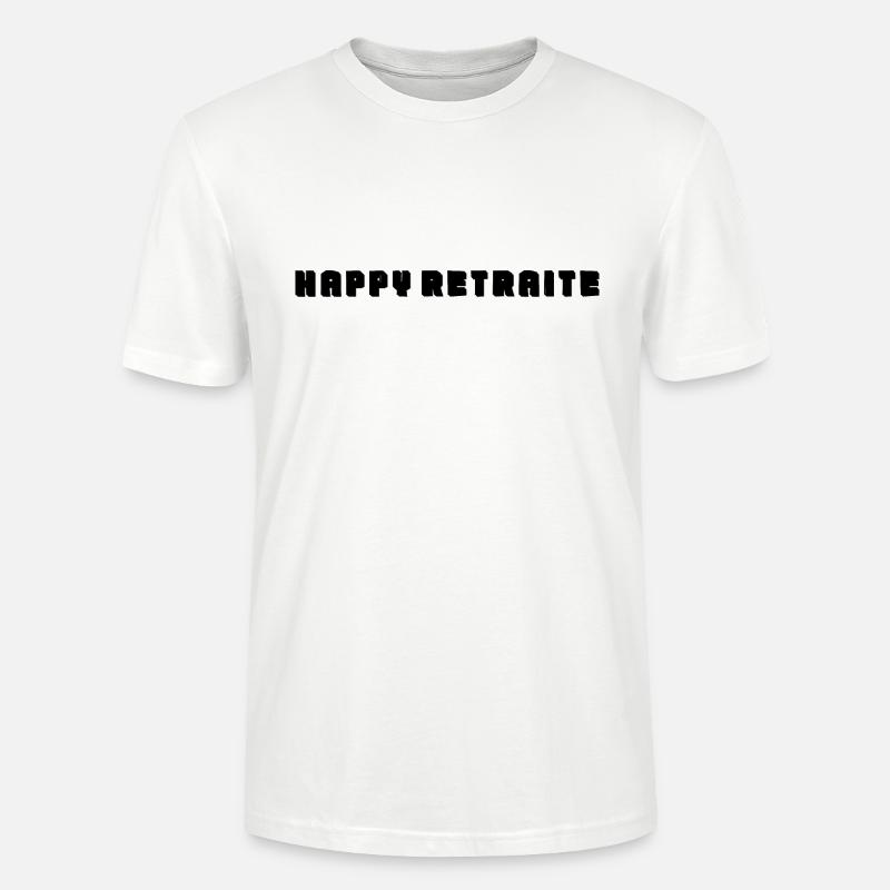 RETRAITE. RETRAITE. RETRAITEE. RETRAITE - T-shirt bio CRAFTER Stanley Stella Unisexe - blanc