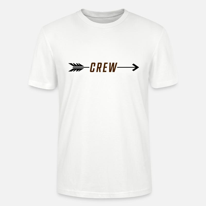Flèche d’équipage - T-shirt bio CRAFTER Stanley Stella Unisexe - blanc