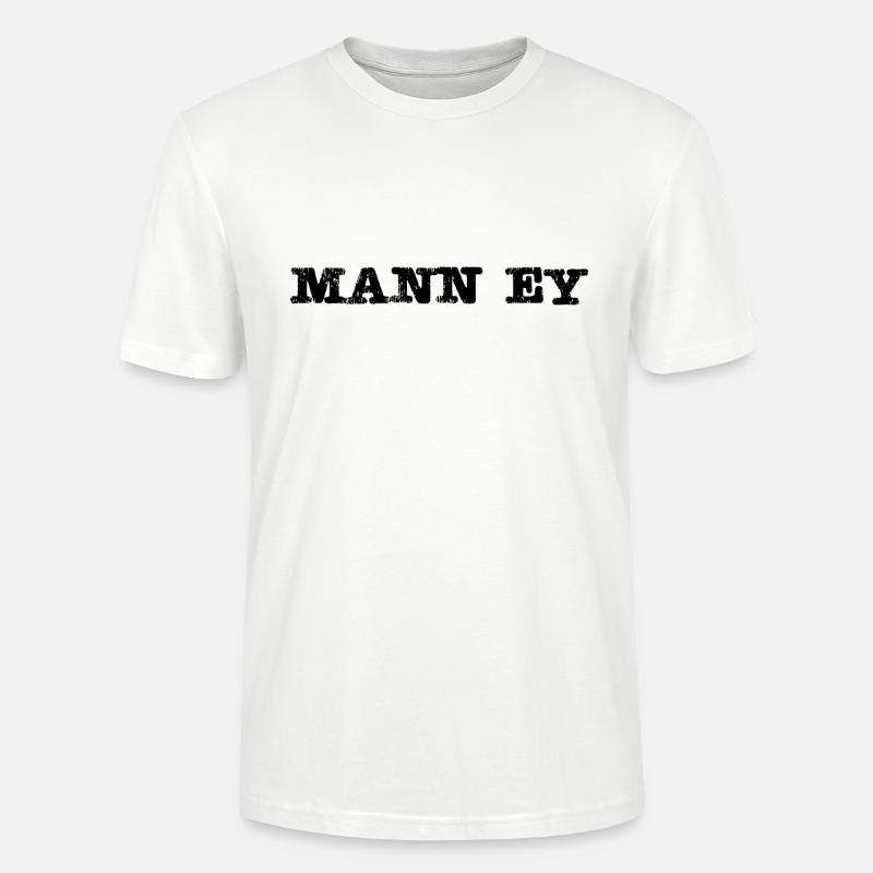 Mann ey - Stanley/Stella Unisex Bio-T-Shirt CRAFTER - Weiß