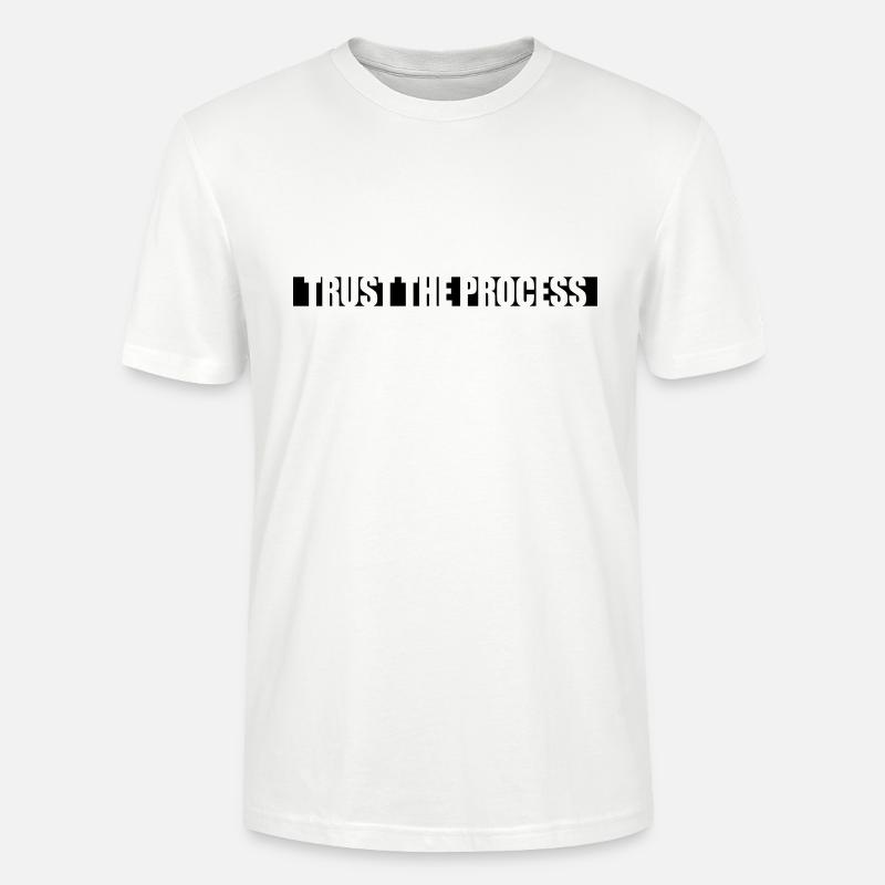 faire confiance au processus Devis - T-shirt bio CRAFTER Stanley Stella Unisexe - blanc