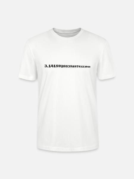 Pi - Stanley/Stella Unisex Bio-T-Shirt CRAFTER - Weiß