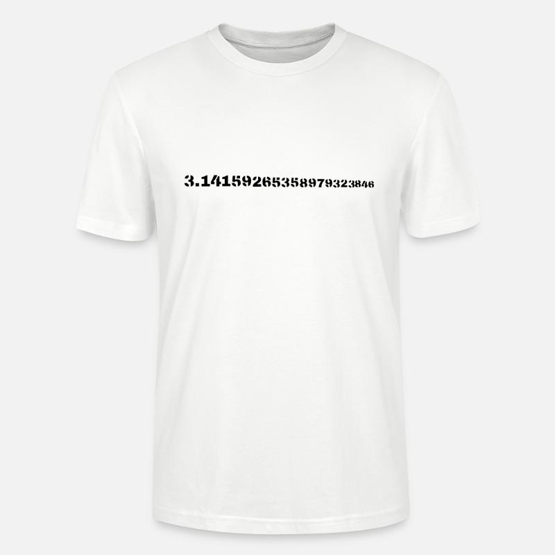 Pi - T-shirt bio CRAFTER Stanley Stella Unisexe - blanc