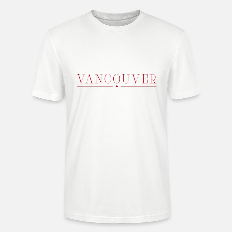 Vancouver, Canada - T-shirt bio CRAFTER Stanley Stella Unisexe - blanc