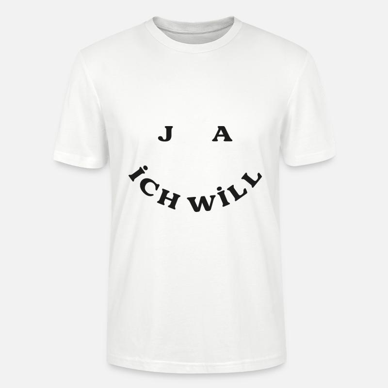 Ja Ich Will - Stanley/Stella Unisex Bio-T-Shirt CRAFTER - Weiß