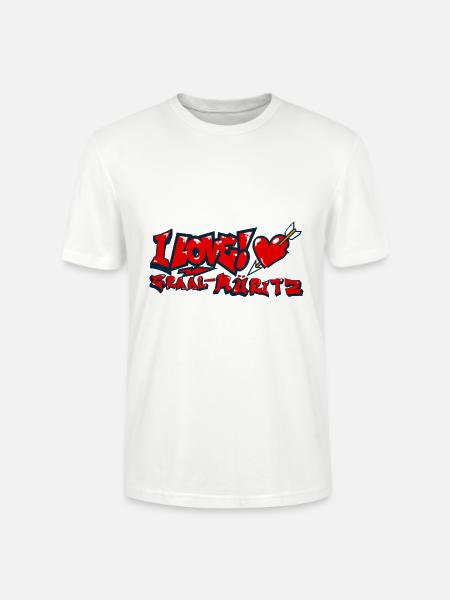 I love Graal-Müritz Graffiti - Stanley/Stella Unisex Bio-T-Shirt CRAFTER - Weiß