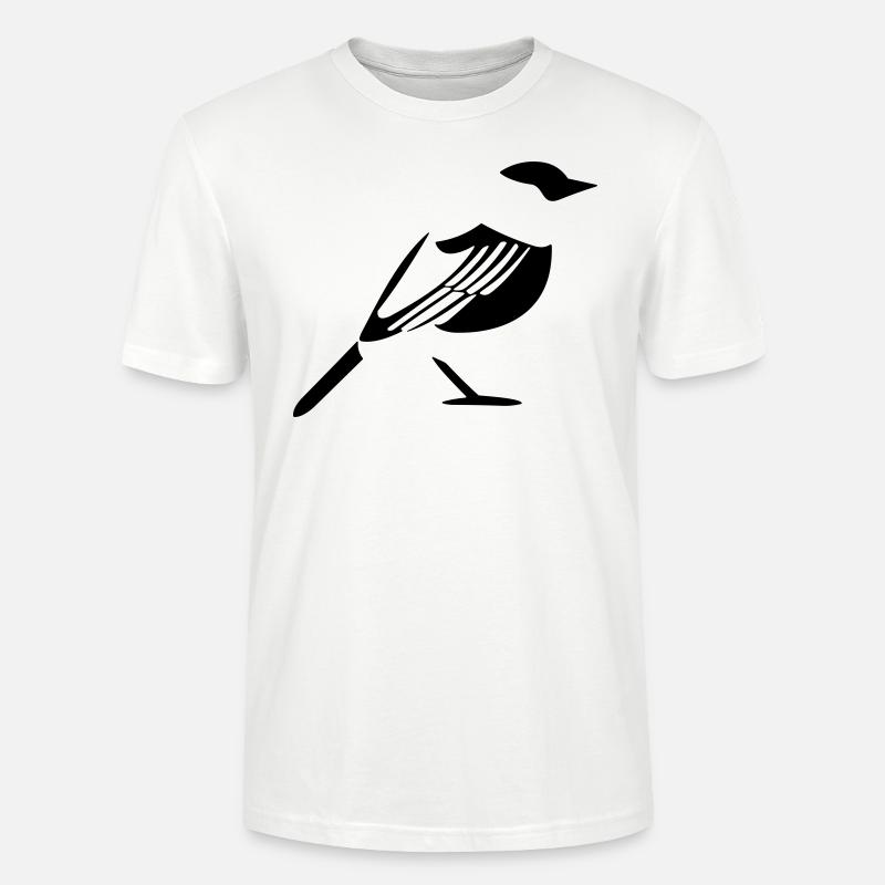 Vogel - Stanley/Stella Unisex Bio-T-Shirt CRAFTER - Weiß