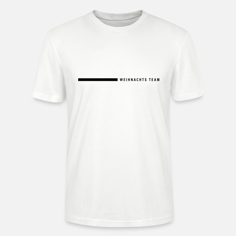 Weihnachts Team Linie - Stanley/Stella Unisex Bio-T-Shirt CRAFTER - Weiß