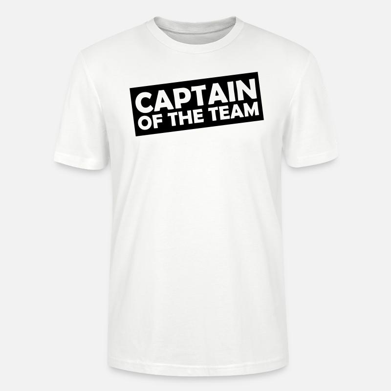 Capitaine de l’équipe - T-shirt bio CRAFTER Stanley Stella Unisexe - blanc