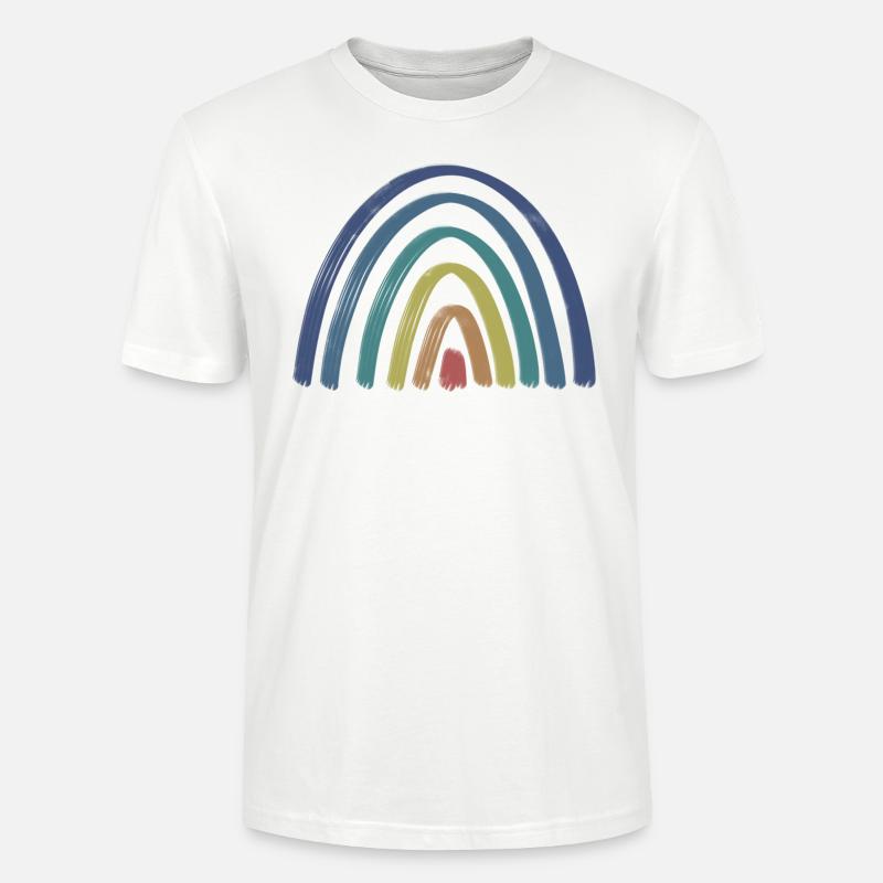 Regenbogen - Stanley/Stella Unisex Bio-T-Shirt CRAFTER - Weiß