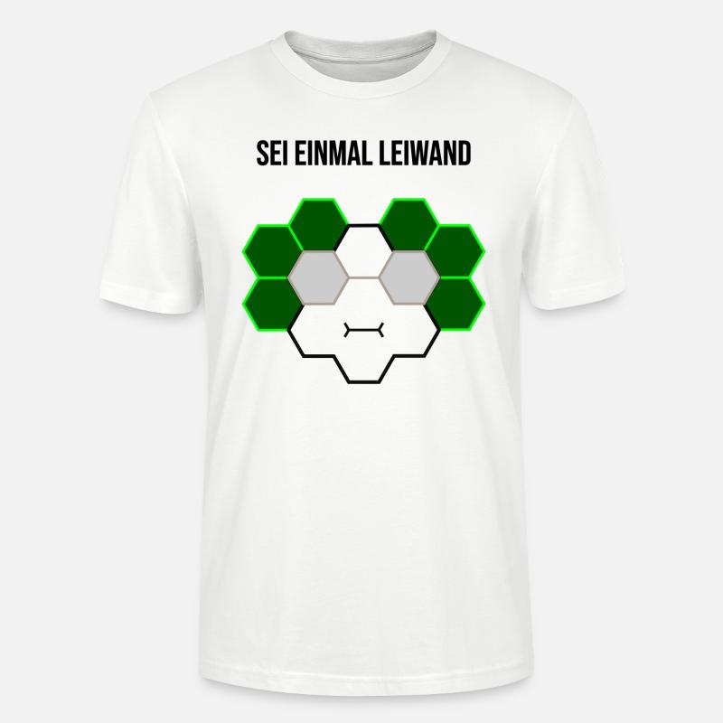 Sei einmal leiwand - Stanley/Stella Unisex Bio-T-Shirt CRAFTER - Weiß