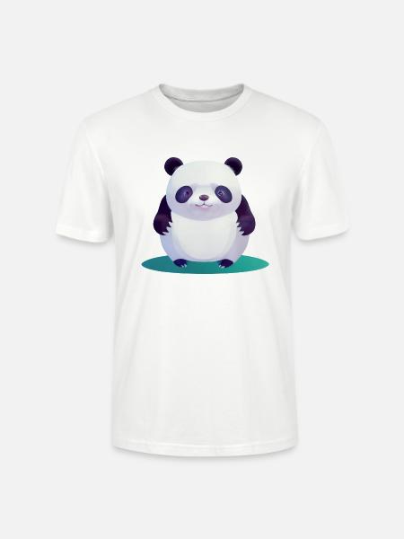 Baby Panda - Stanley/Stella Unisex Bio-T-Shirt CRAFTER - Weiß