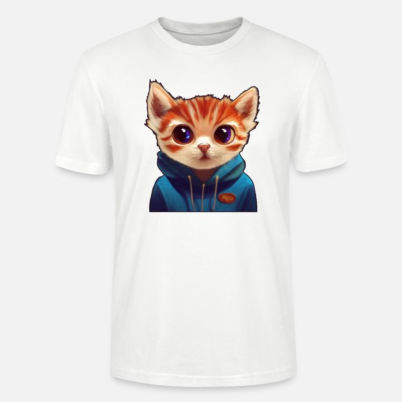 Chatons avec pull - T-shirt bio CRAFTER Stanley Stella Unisexe - blanc