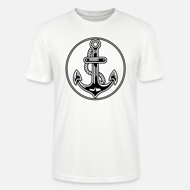 Anker Boot Schiff Nautik - Stanley/Stella Unisex Bio-T-Shirt CRAFTER - Weiß
