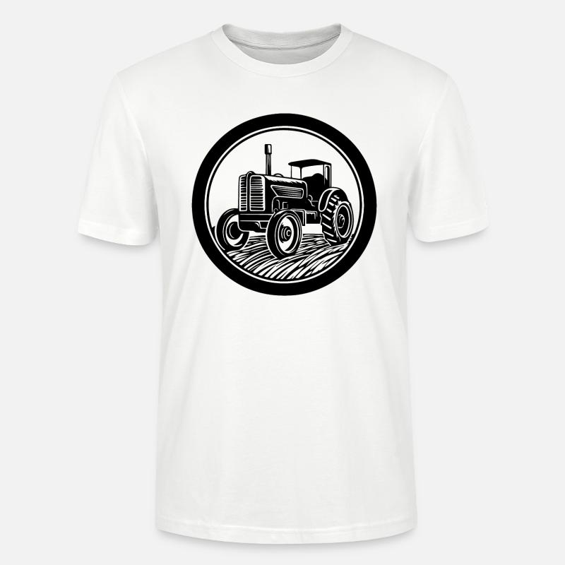 Traktor - Stanley/Stella Unisex Bio-T-Shirt CRAFTER - Weiß
