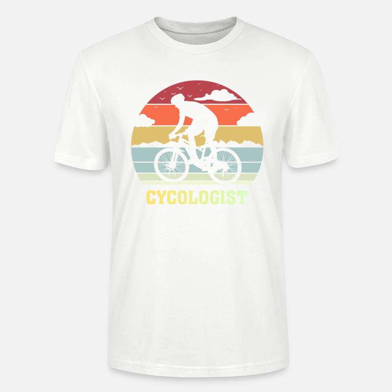 Cycologue Cyclisme Cyclisme - T-shirt bio CRAFTER Stanley Stella Unisexe - blanc