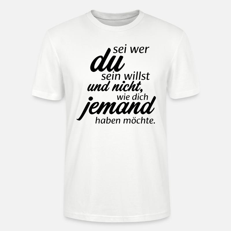 Sei wer du sein willst - Stanley/Stella Unisex Bio-T-Shirt CRAFTER - Weiß
