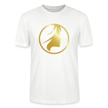 AFRICARAIBES MOOD - T-shirt bio CRAFTER Stanley Stella Unisexe - blanc - Devant - Alina (178cm) & Michal (187cm)
