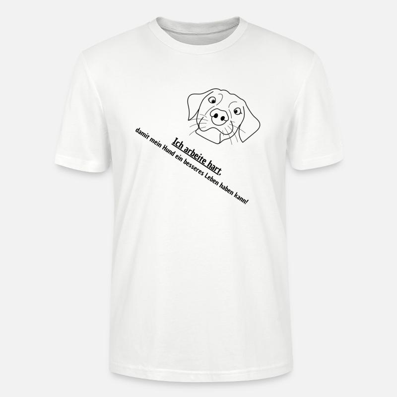 Arbeitstier! - Stanley/Stella Unisex Bio-T-Shirt CRAFTER - Weiß