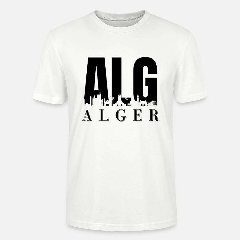 ALG ALGIER - Stanley/Stella Unisex Bio-T-Shirt CRAFTER - Weiß
