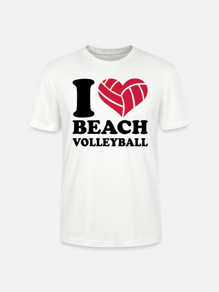 beach-volley - T-shirt bio CRAFTER Stanley Stella Unisexe - blanc