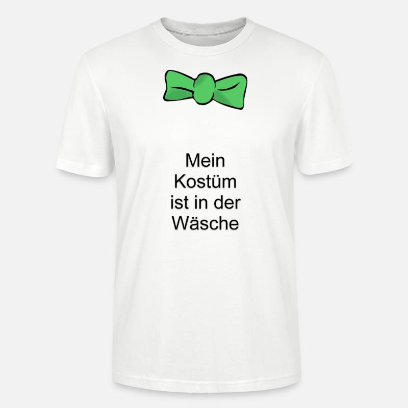 Fasching Fliege - Stanley/Stella Unisex Bio-T-Shirt CRAFTER - Weiß
