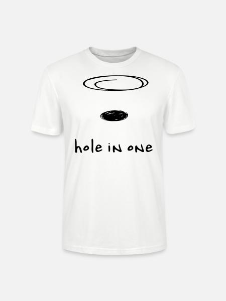 hole in one - T-shirt bio CRAFTER Stanley Stella Unisexe - blanc