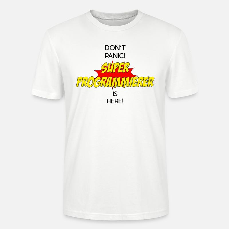 Super Programmierer / Super Programmer - Stanley/Stella Unisex Bio-T-Shirt CRAFTER - Weiß