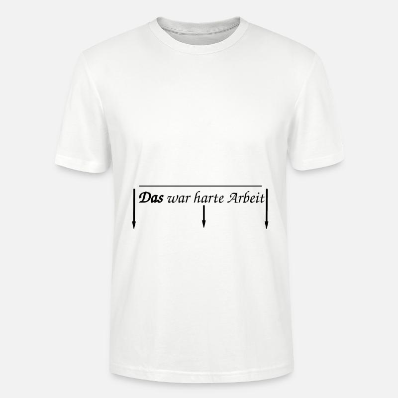 daswarharteArbeit - Stanley/Stella Unisex Bio-T-Shirt CRAFTER - Weiß