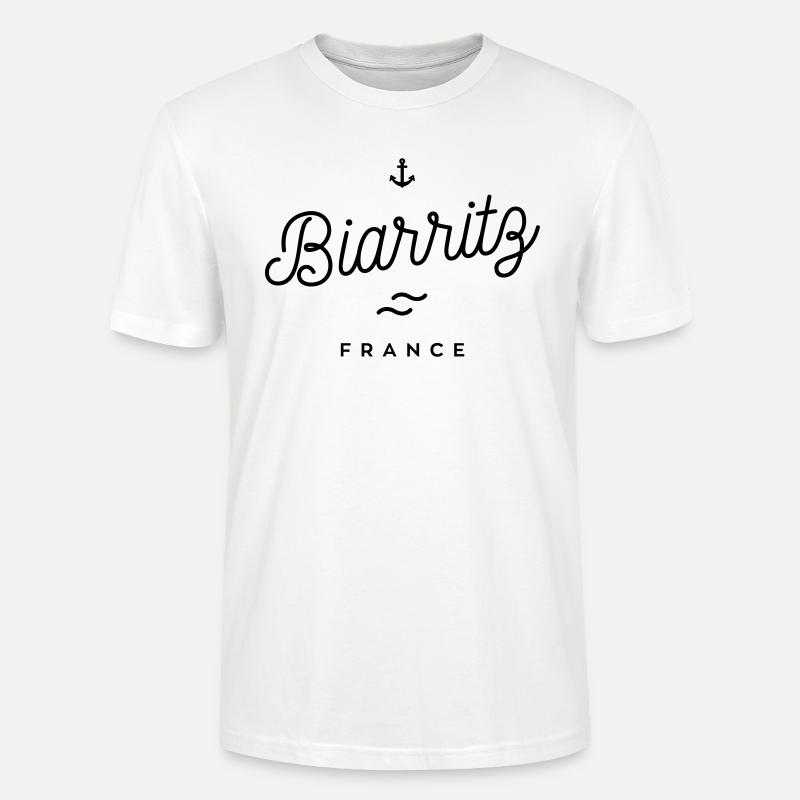 Biarritz - Frankreich - Stanley/Stella Unisex Bio-T-Shirt CRAFTER - Weiß