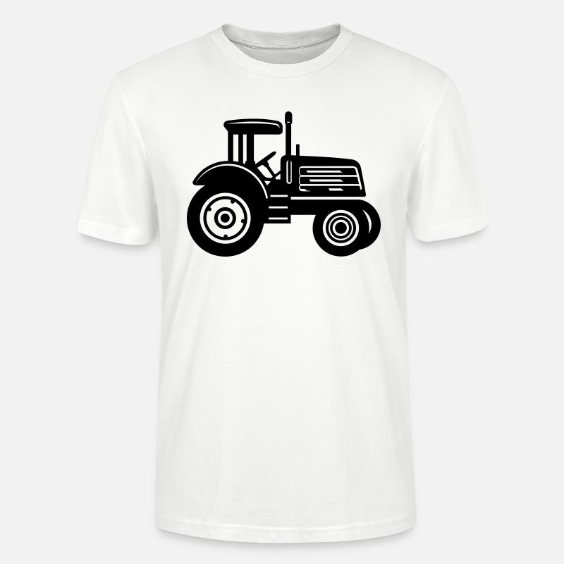Traktor - Stanley/Stella Unisex Bio-T-Shirt CRAFTER - Weiß